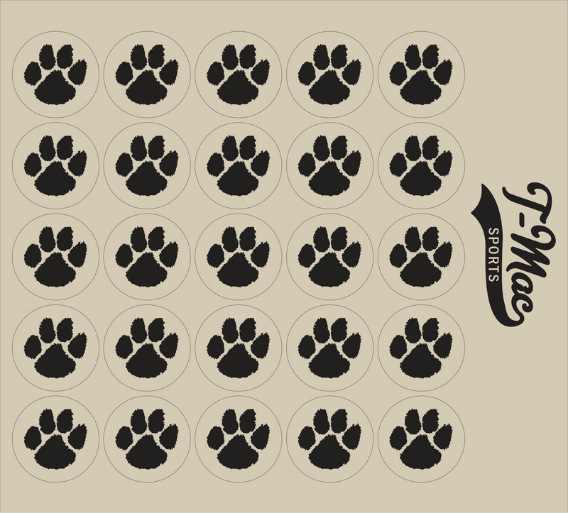 Paw Award Decals (Black)