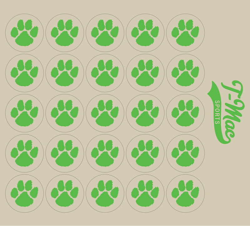 Paw Mini Award Decals