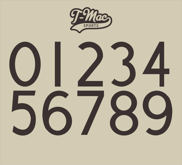 Browns (TB) Mini Numbers