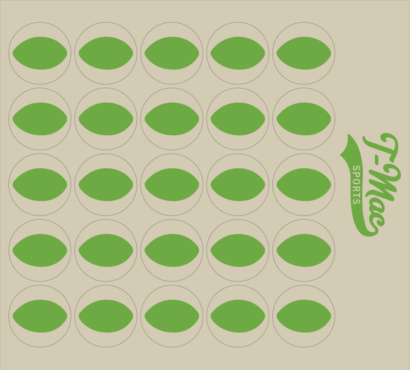 Football Mini Award Decals (3)