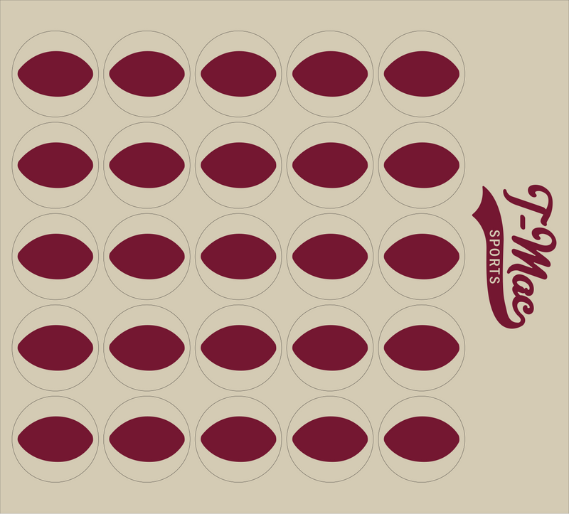 Football Mini Award Decals (3)