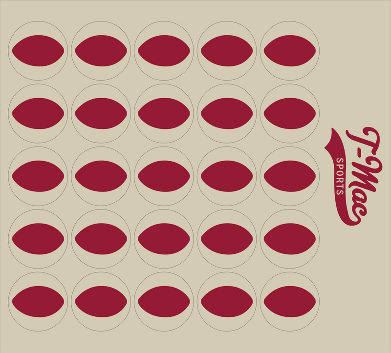 Football Mini Award Decals (3)