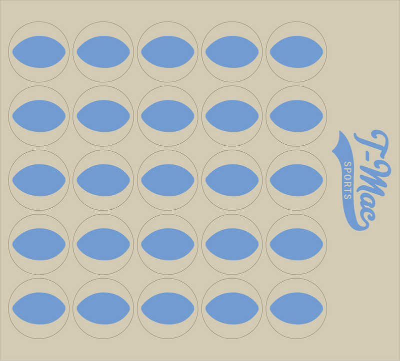 Football Mini Award Decals (3)
