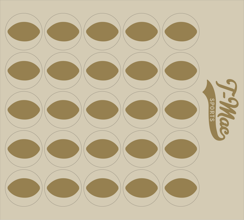 Football Mini Award Decals (3)