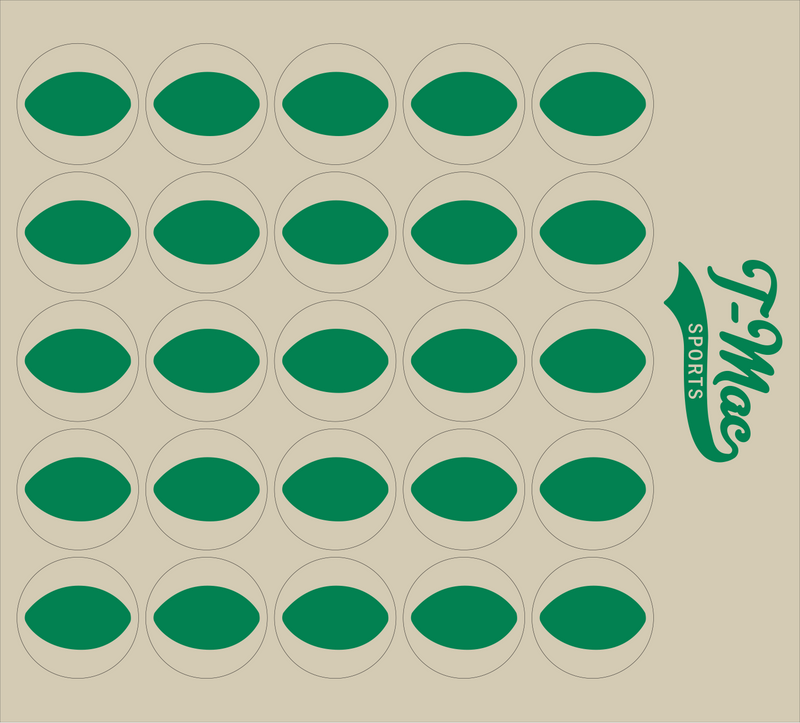 Football Mini Award Decals (3)