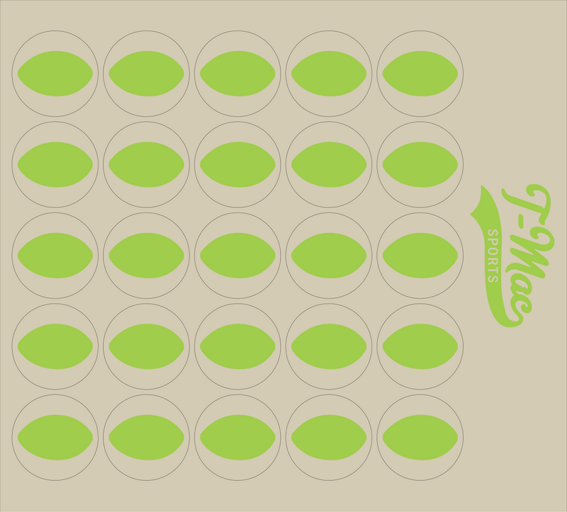 Football Mini Award Decals (3)