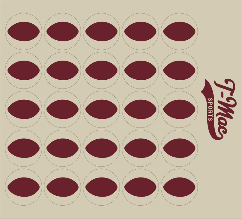 Football Mini Award Decals (3)