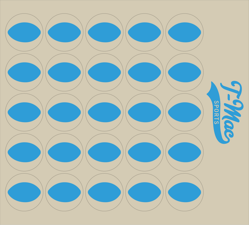 Football Mini Award Decals (3)