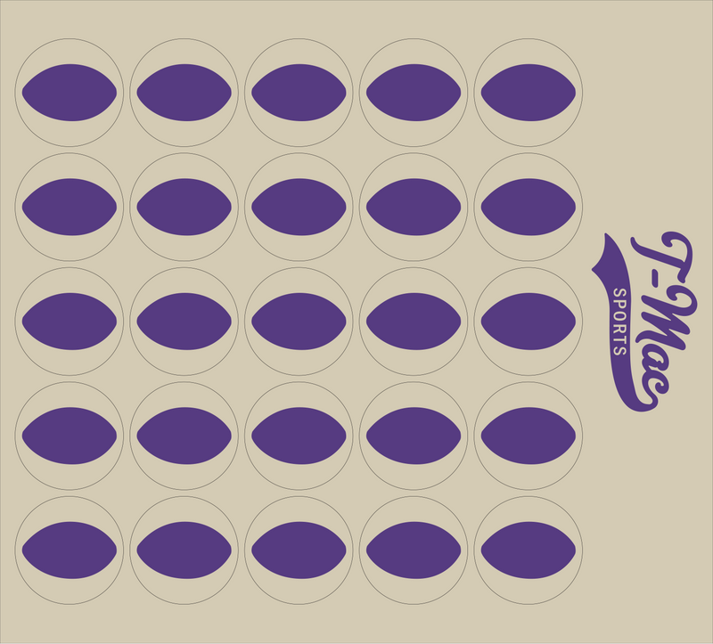 Football Mini Award Decals (3)