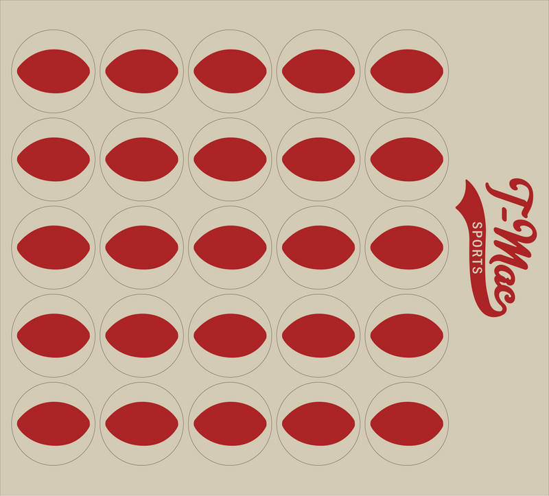 Football Mini Award Decals (3)