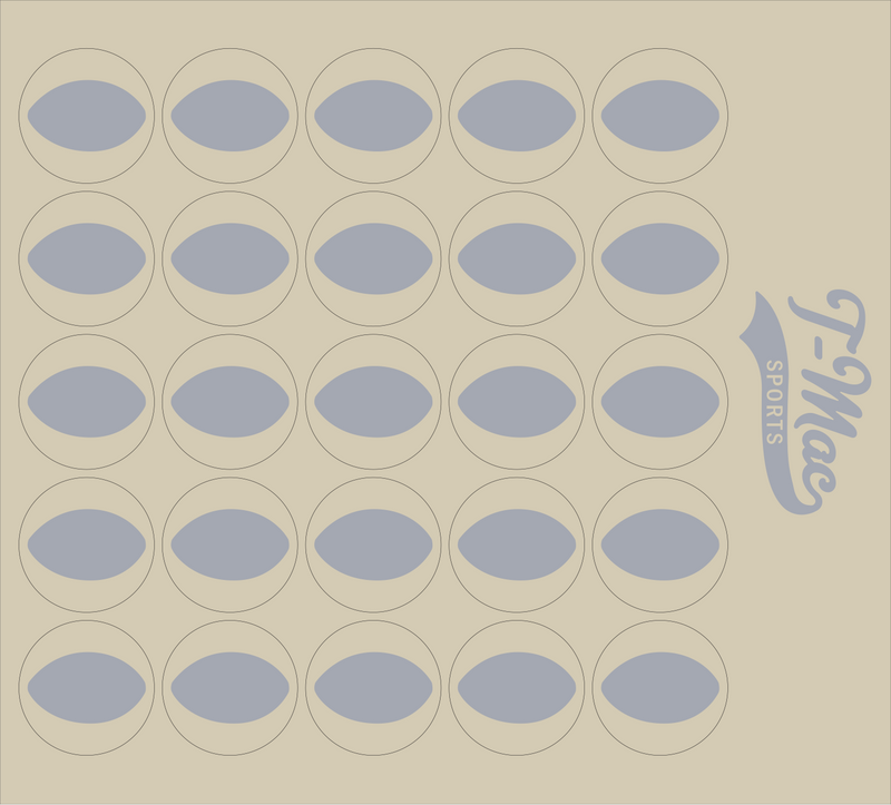 Football Mini Award Decals (3)