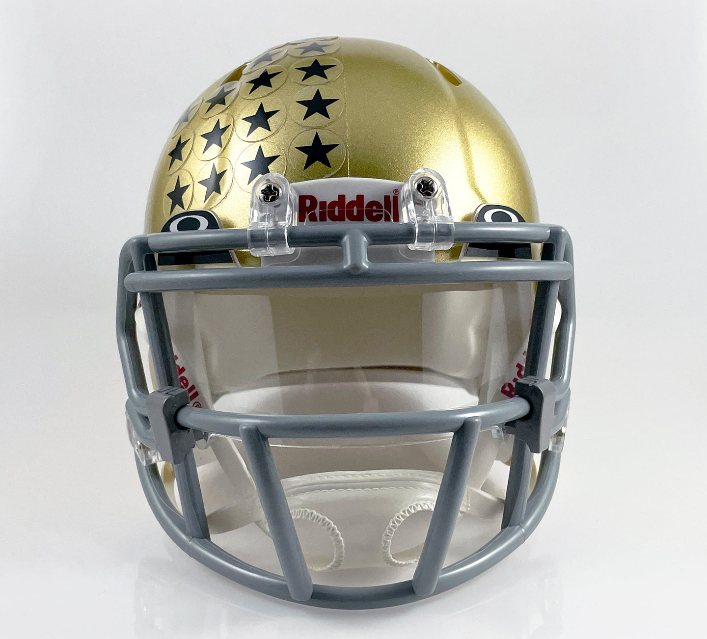 Green Bay Packers - Clear MINI Football Helmet Visor With Black Clips