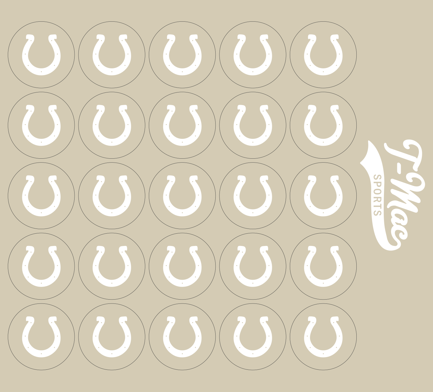 Horseshoe Mini Award Decals by T-Mac Sports