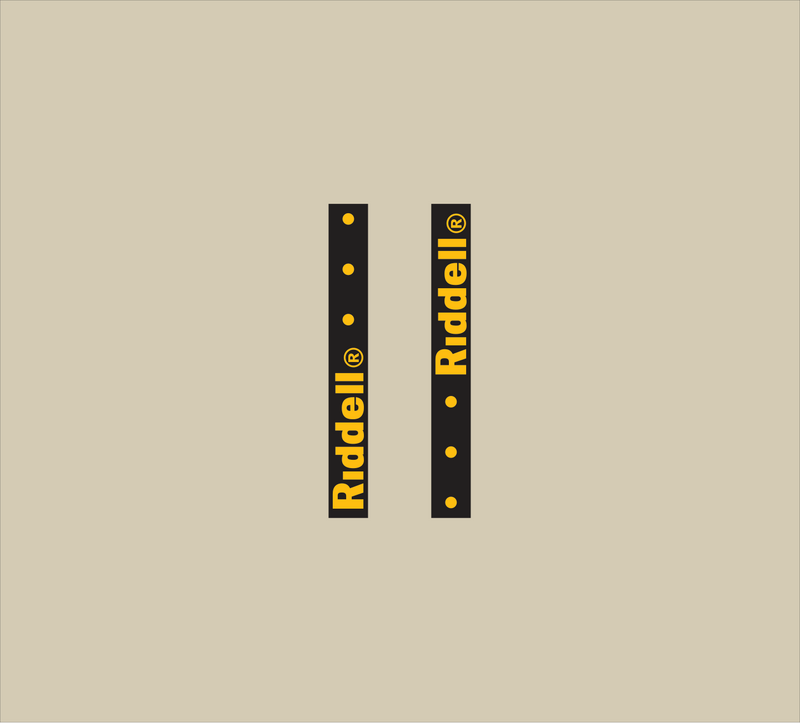 Mini Helmet Chinstrap Decal