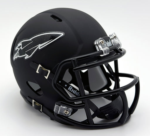 flat black football helmet Archbishop McNicholas (OH) High School Mini Football Helmet