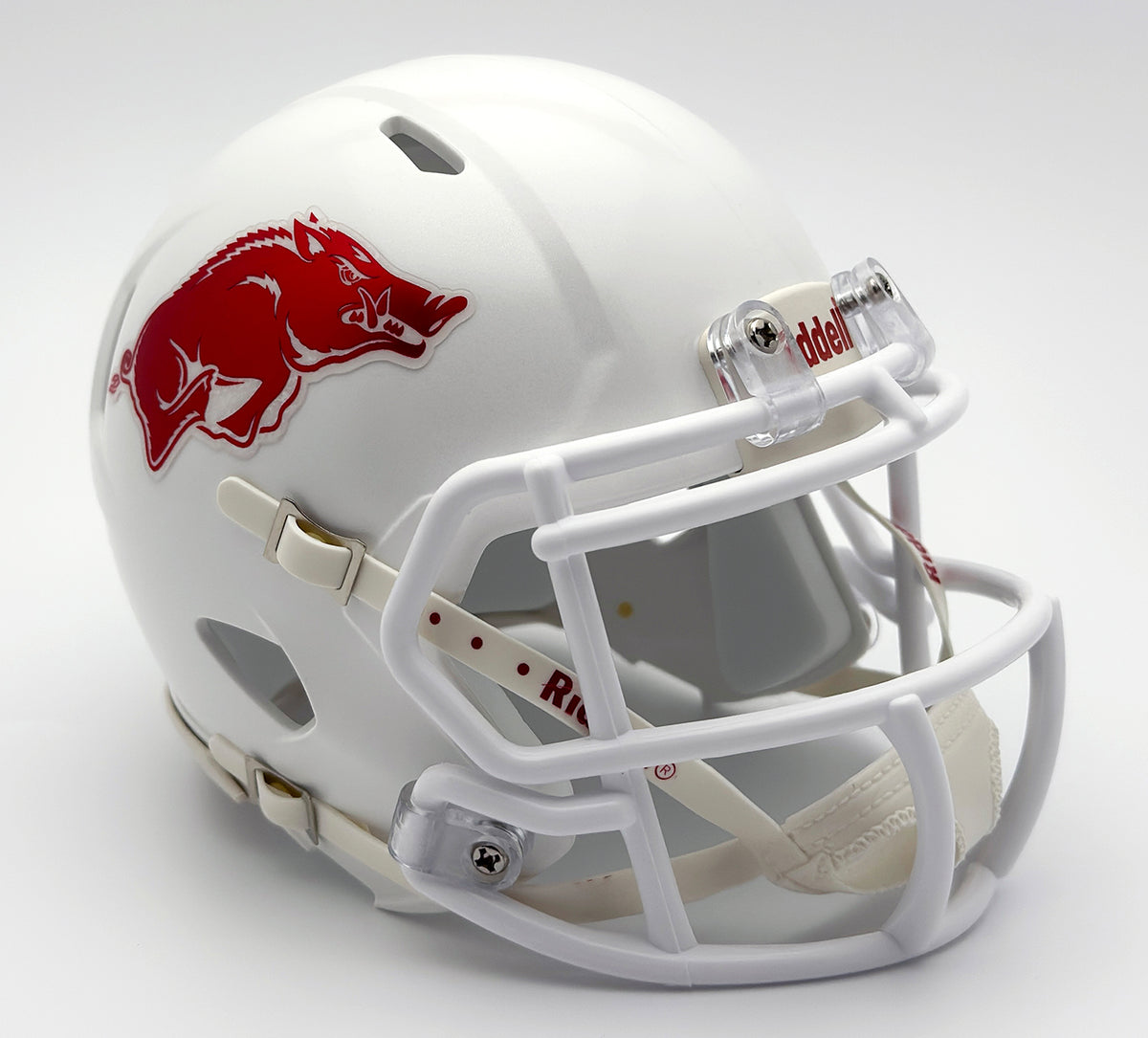 Arkansas Razorbacks (Alternate) Mini Football Helmet — T-Mac Sports