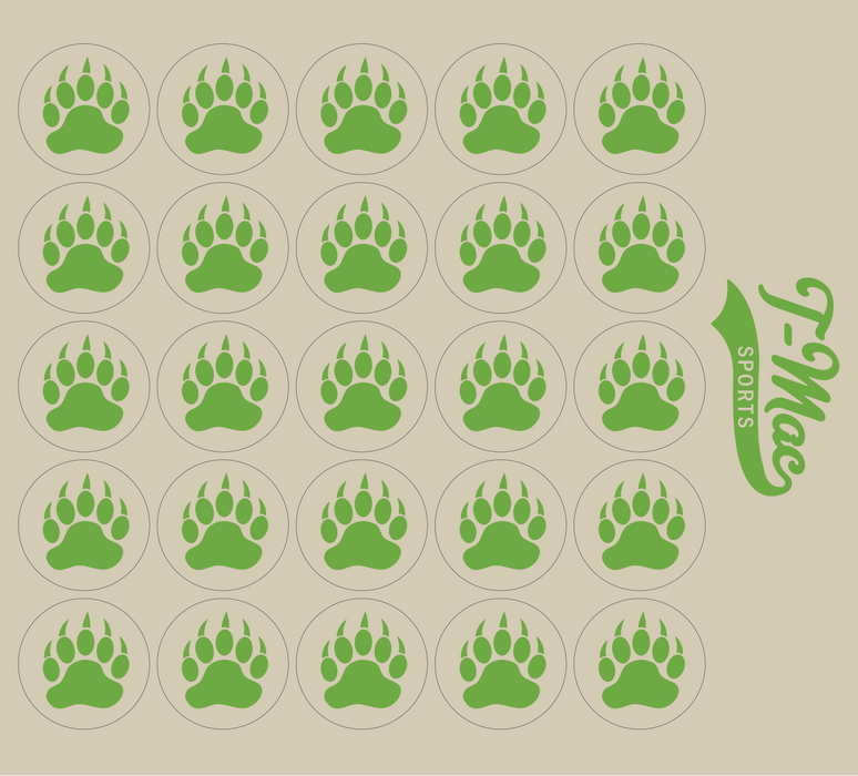 Bear Claw Mini Award Decals
