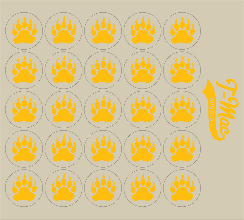 Bear Claw Mini Award Decals