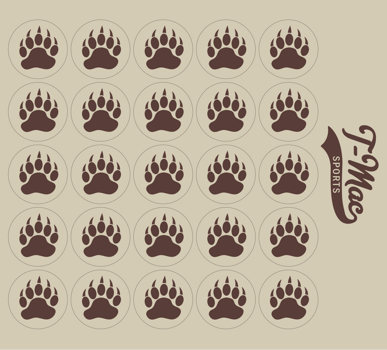 Bear Claw Mini Award Decals