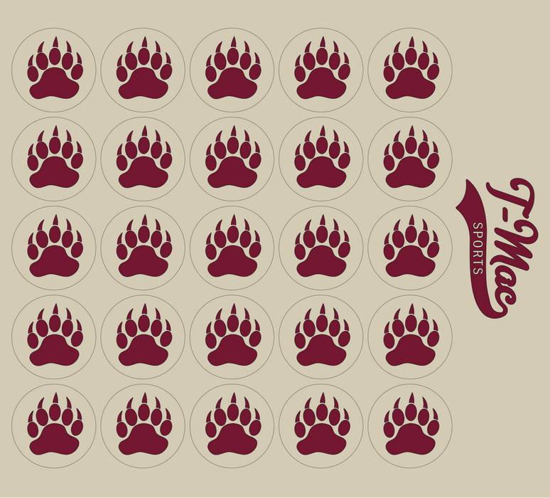 Bear Claw Mini Award Decals