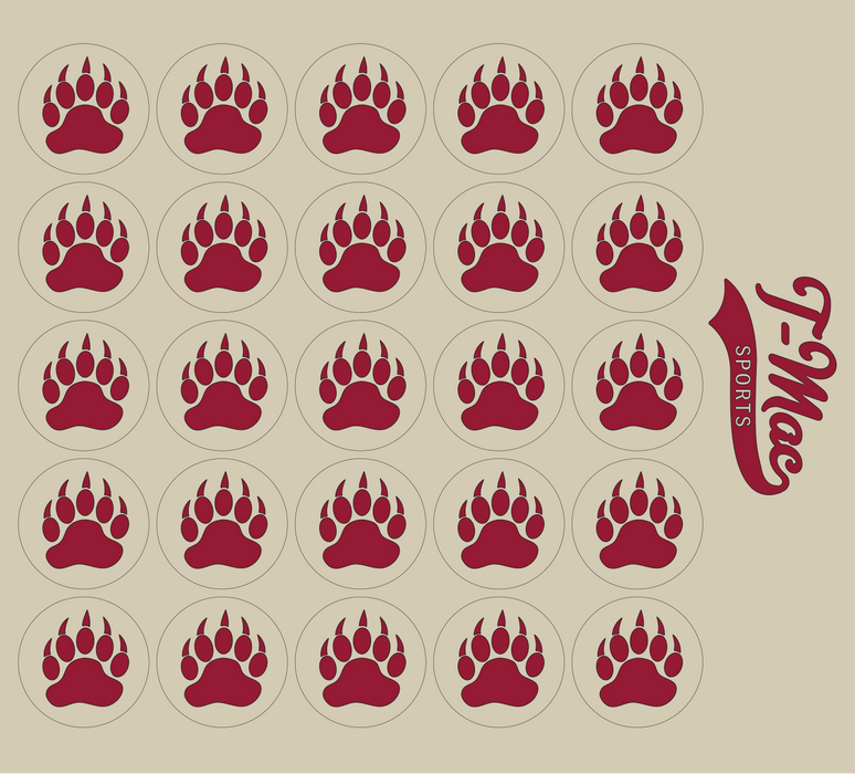 Bear Claw Mini Award Decals
