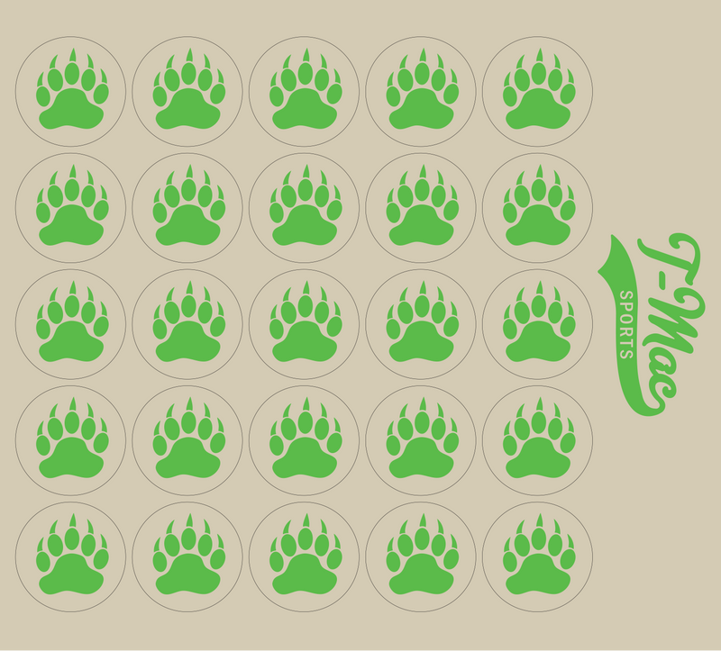 Bear Claw Mini Award Decals