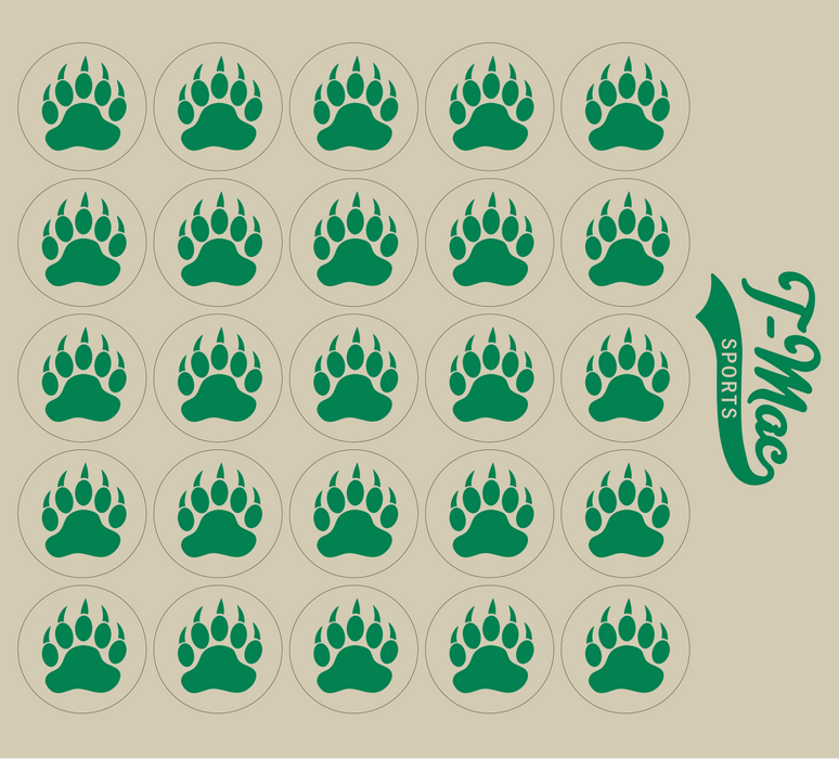 Bear Claw Mini Award Decals