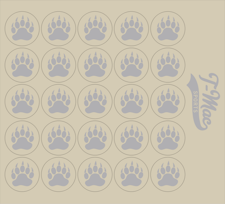 Bear Claw Mini Award Decals