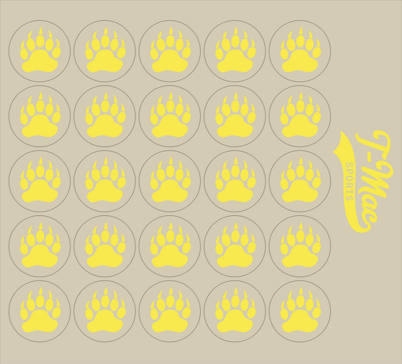 Bear Claw Mini Award Decals