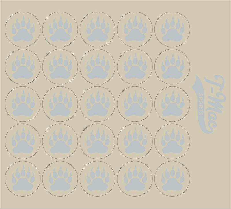 Bear Claw Mini Award Decals