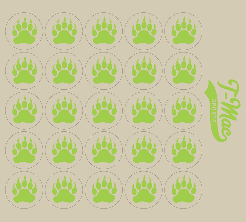 Bear Claw Mini Award Decals
