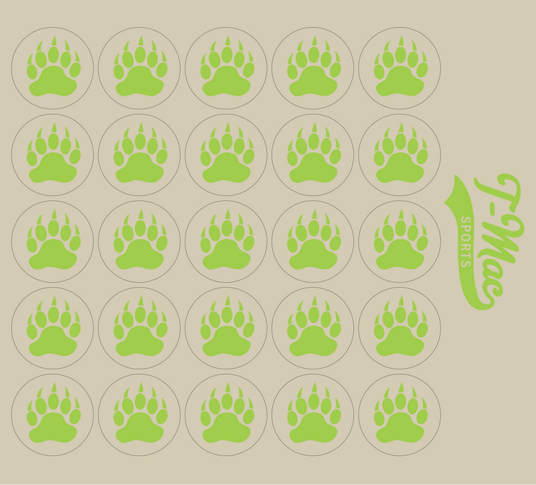 Bear Claw Mini Award Decals