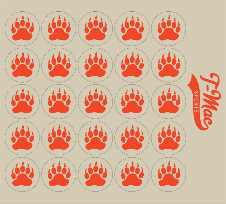Bear Claw Mini Award Decals