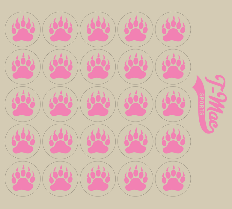 Bear Claw Mini Award Decals