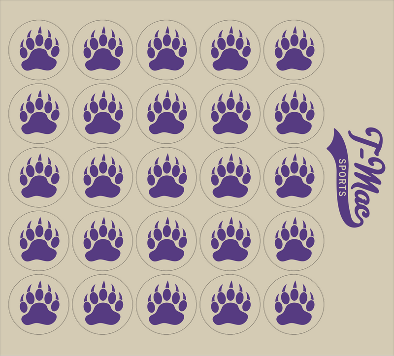 Bear Claw Mini Award Decals
