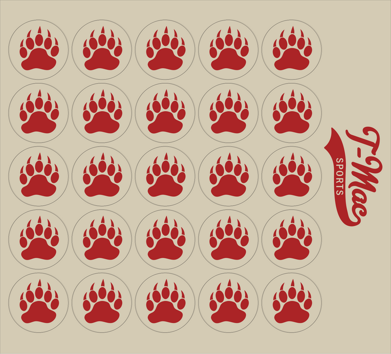 Bear Claw Mini Award Decals