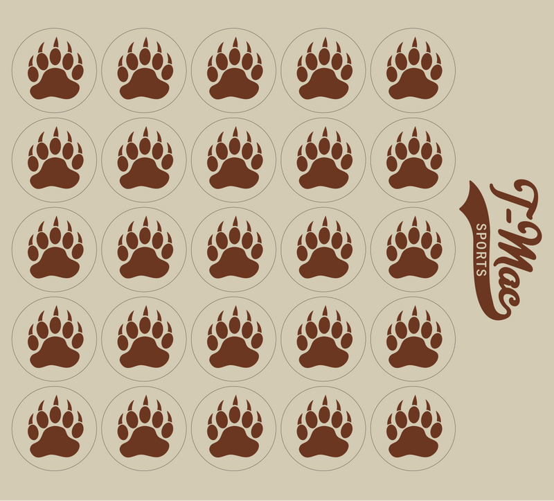 Bear Claw Mini Award Decals