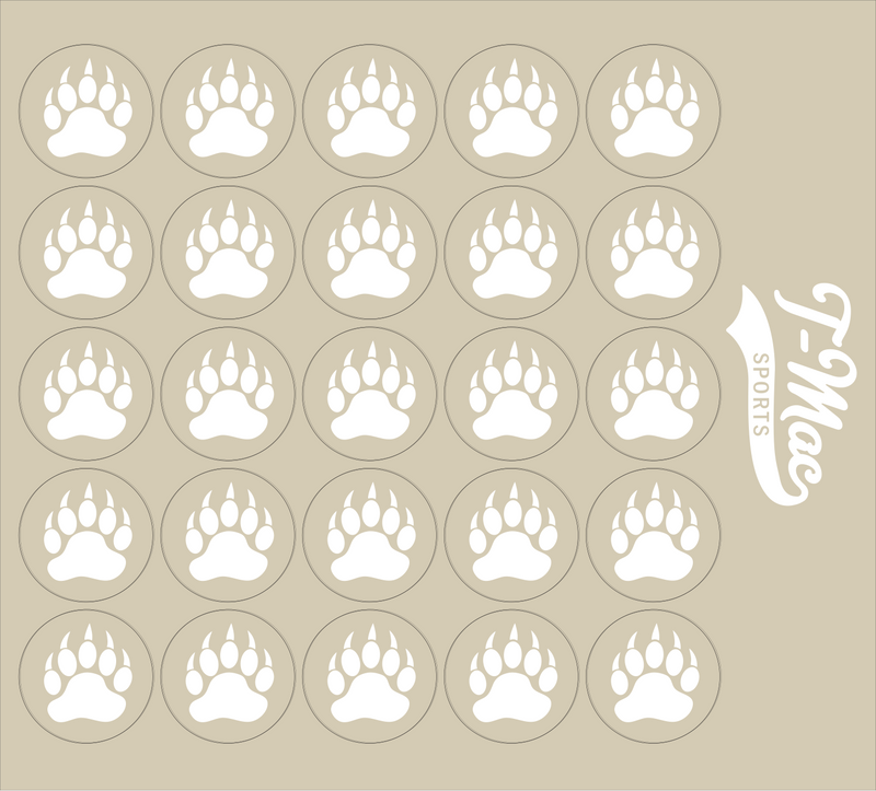 Bear Claw Mini Award Decals