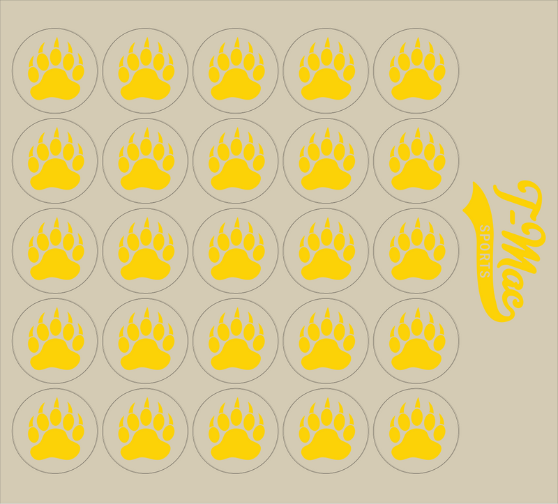 Bear Claw Mini Award Decals