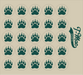 Bear Claw Mini Award Decals (Forest Green)