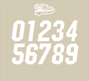 Buffaloes Mini Helmet Numbers (White)