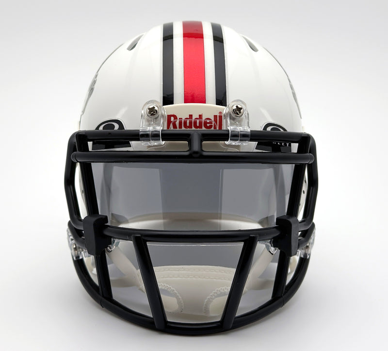 Mini Football Helmet Visor adidas / UA Clips / Red Mini Football Helmet Visor adidas / UA Clips / Red
