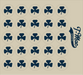 Clover Mini Award Decals (Navy)