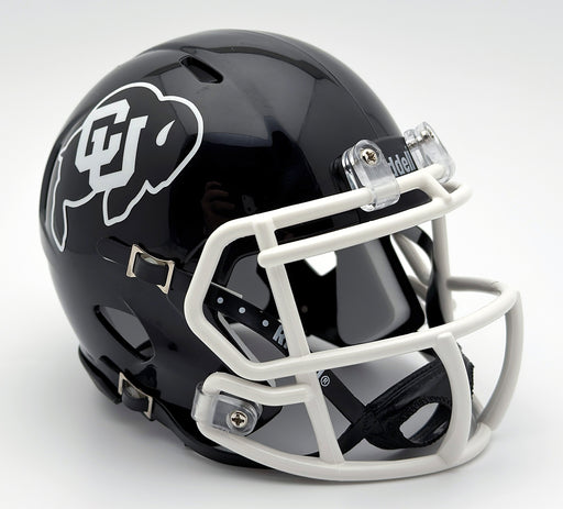 colorado football helmet roman numeral 5 Colorado Buffaloes (Alternate 5) Mini Football Helmet