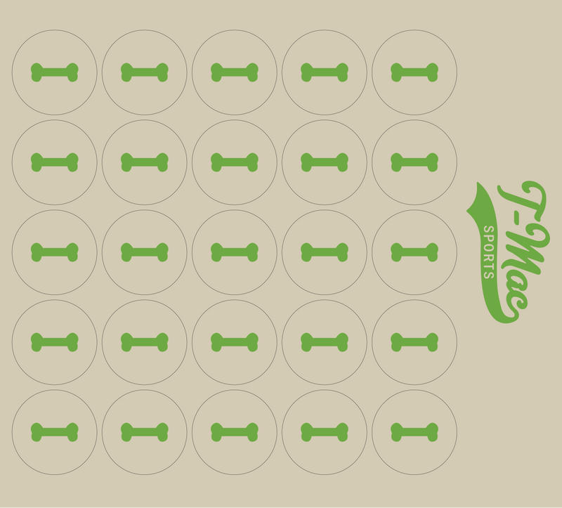 Dog Bone Mini Award Decals (2)