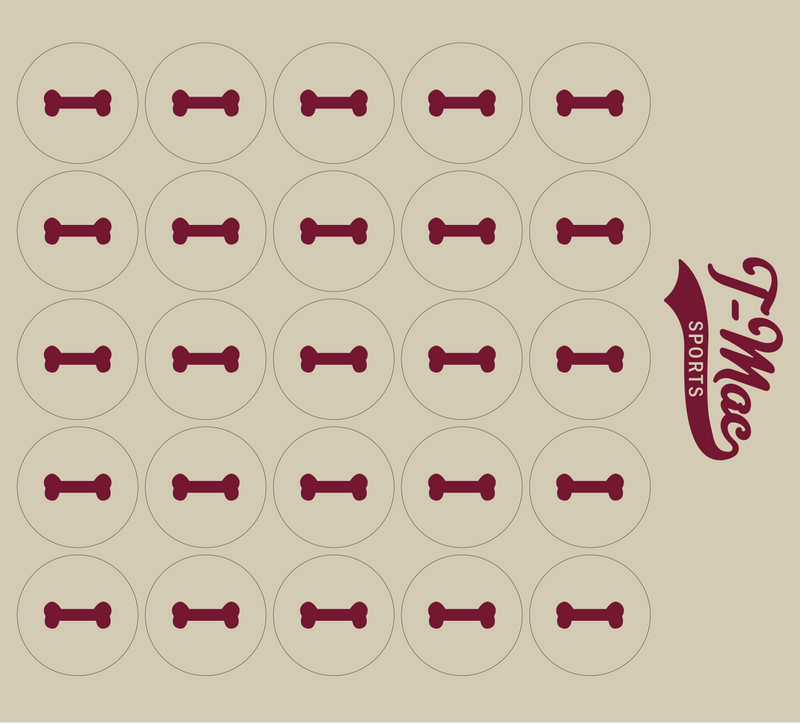 Dog Bone Mini Award Decals (2)