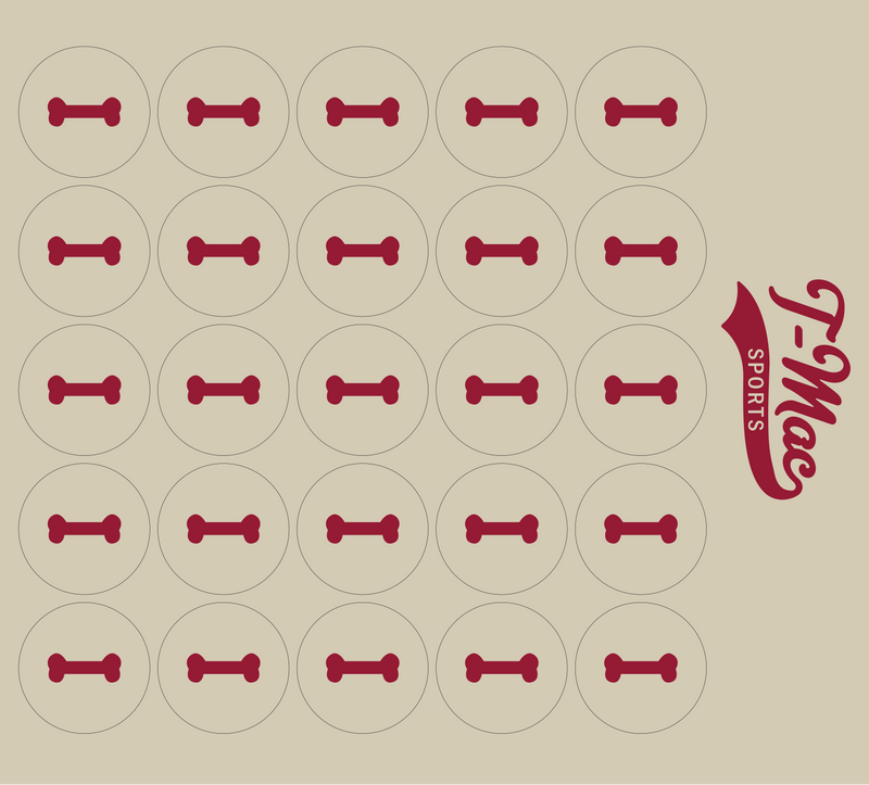 Dog Bone Mini Award Decals (2)
