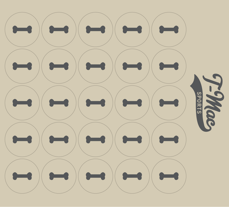 Dog Bone Mini Award Decals (2)