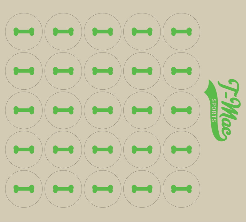 Dog Bone Mini Award Decals (2)