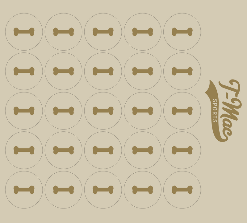 Dog Bone Mini Award Decals (2)